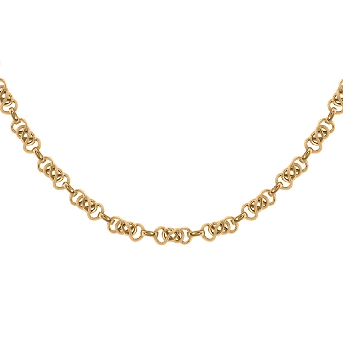 9K Yellow Gold CELTIC Link Necklace (Size - 20), Gold Wt. 9.00 Gms