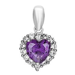 9K Yellow Gold  A   Green Cubic Zirconia ,  Cubic Zirconia  Pendant 15.00 ct,  Gold Wt. 0.9 Gms  15.000  Ct.