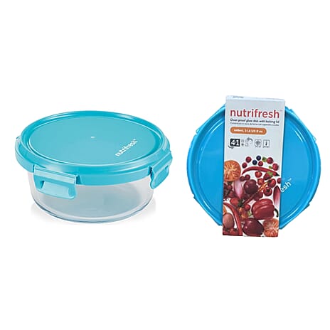 Set of 2 Nutrifresh Food Storage Container with Lid - (640 Ml)