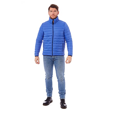 Blue Puffer Jacket - Size M