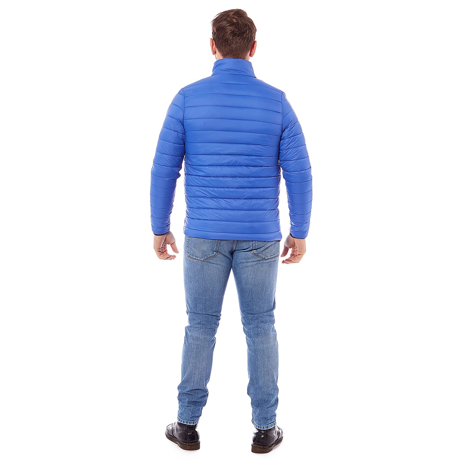 Men's Solid Puffer Jacket