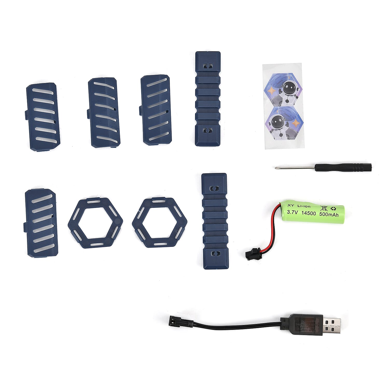 Automatic Rechargeable Powerful Bubble Machine Gun (30 Holes and 2 Bubble Solution Bottles) - Blue