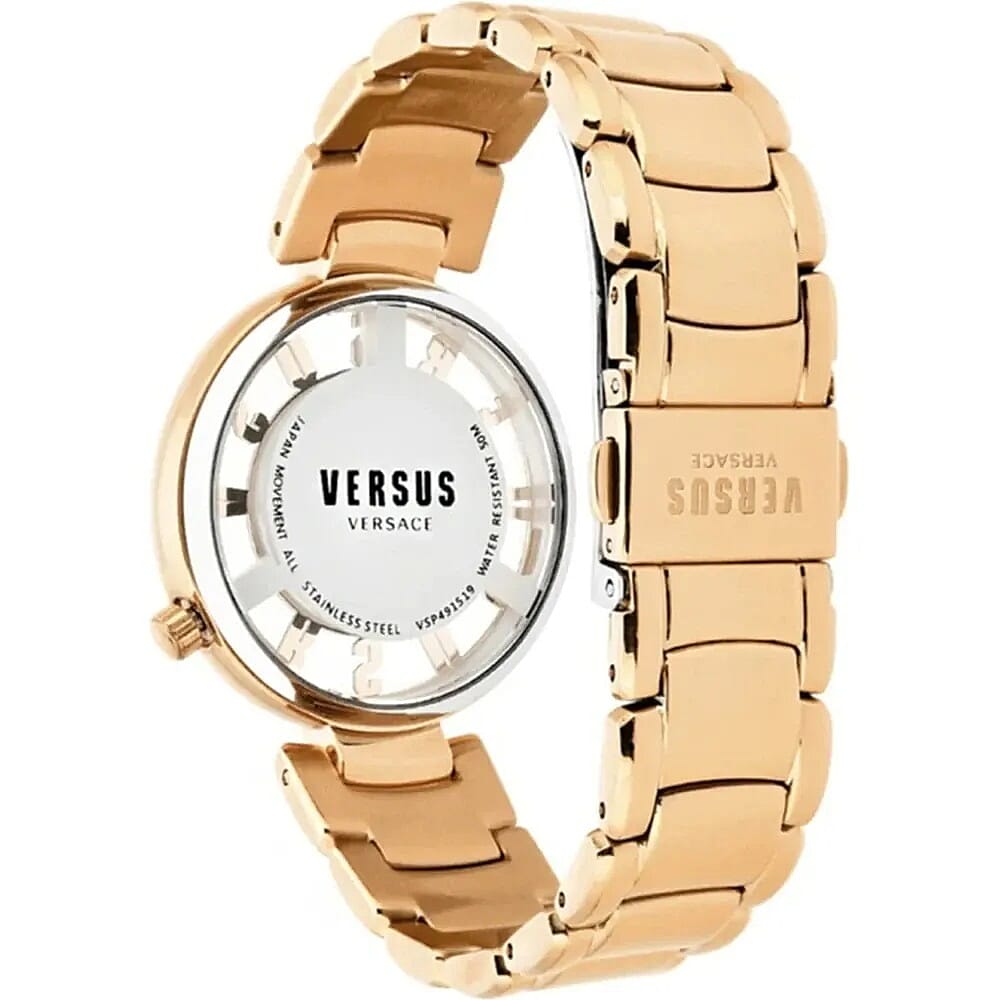 Rose gold versace clearance watch