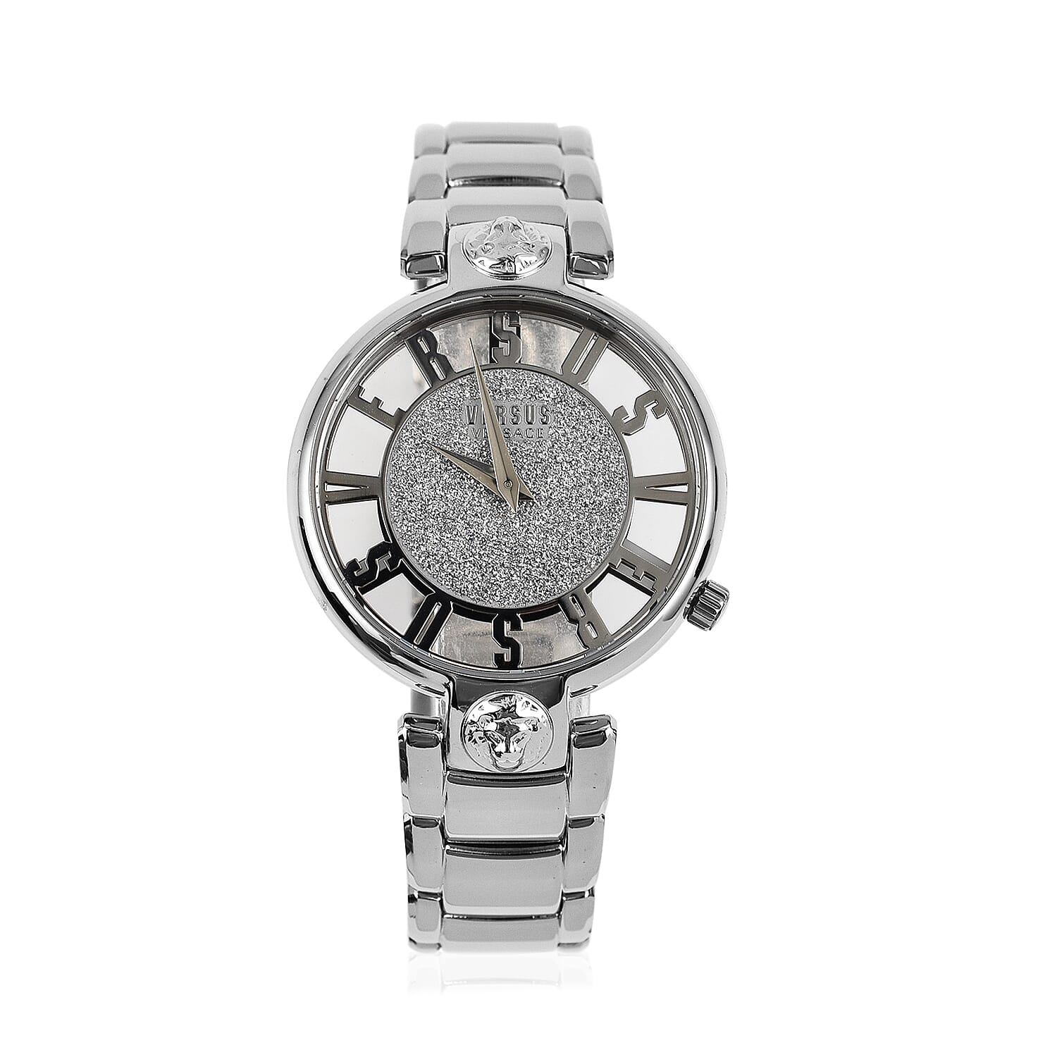 Versus Versace Kirstenhof 36mm Silver Dial 3 ATM Water Resistant Automatic Ladies Watch in Stainless Steel - Silver