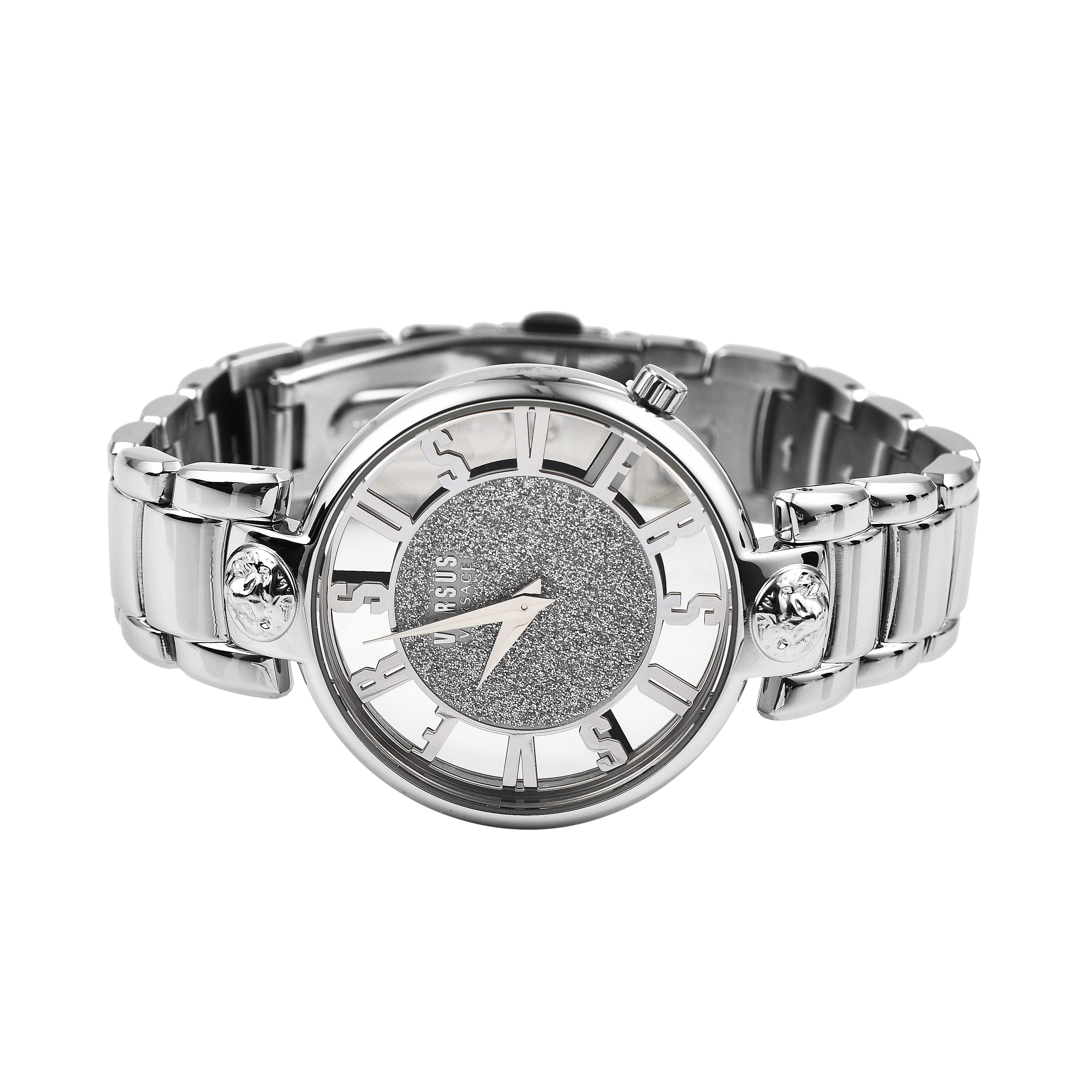 Versus Versace Kirstenhof 36mm Silver Dial 3 ATM Water Resistant Automatic Ladies Watch in Stainless Steel - Silver