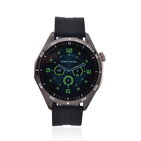 Brand New- Full Screen Touch Waterproof Bluetooth Smartwatch (Compatible with Apple iOS 8, Android  5 or Above) - Black