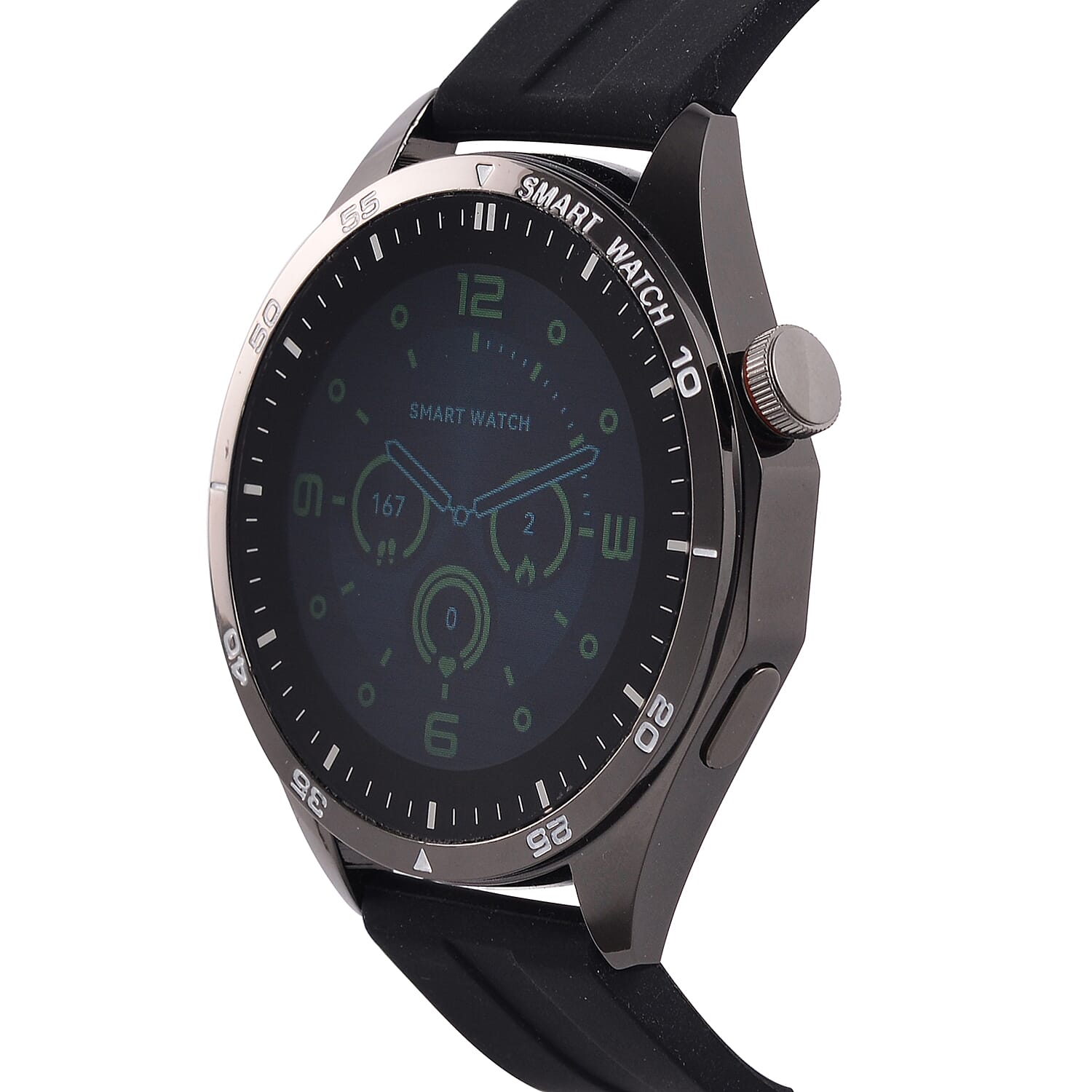 Brand New- Full Screen Touch Waterproof Bluetooth Smartwatch (Compatible with Apple iOS 8, Android  5 or Above) - Black