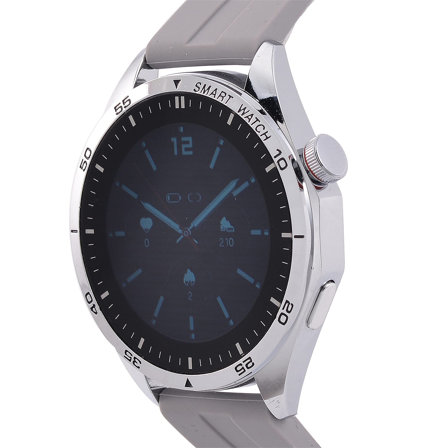 Smartwatch (Compatible with Apple iOS 8, Android 5 or Above) - Grey