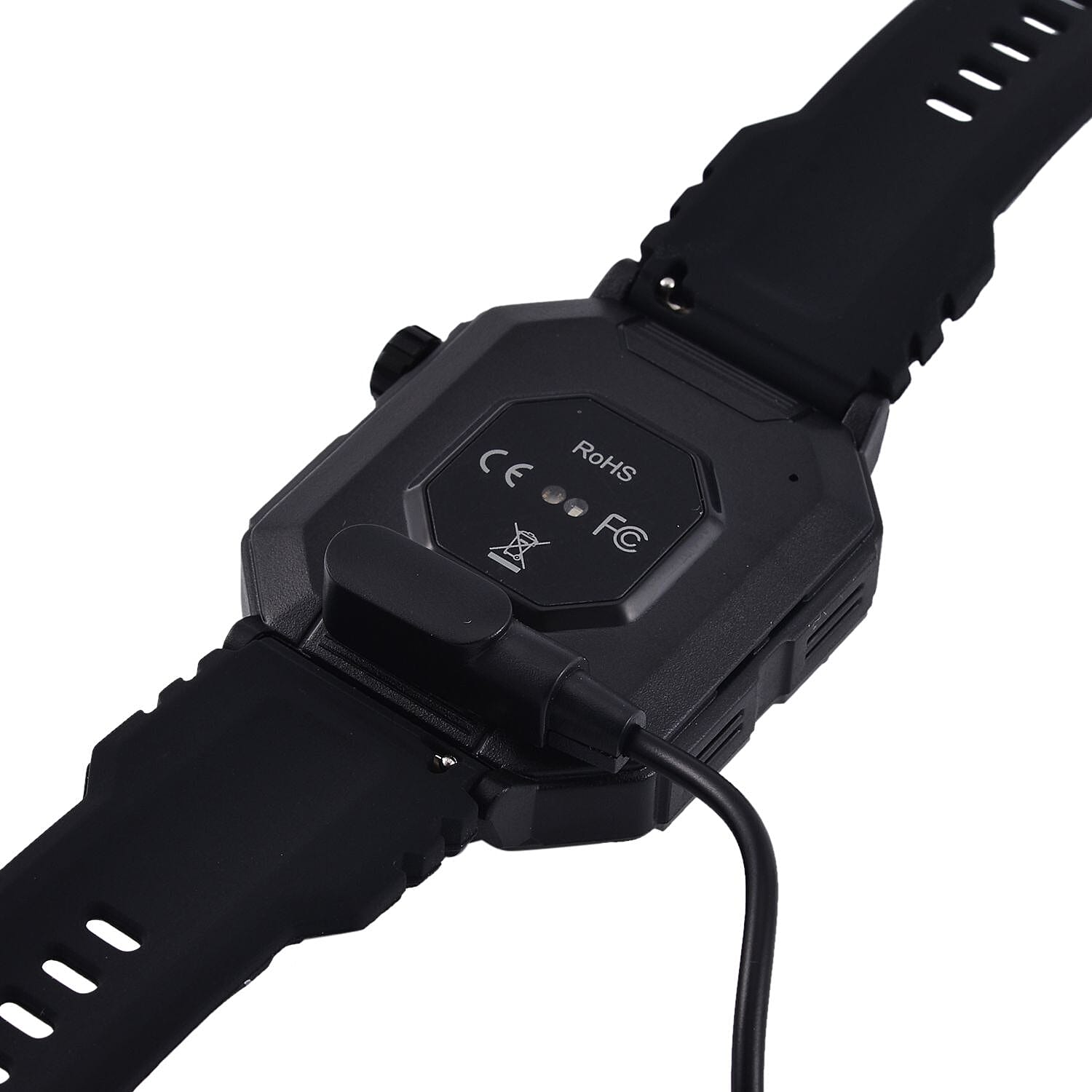 Waterproof Bluetooth Smartwatch with Livefit App (Compatible with Apple iOS 10, Android 6.0 or Above) - Black - Grey