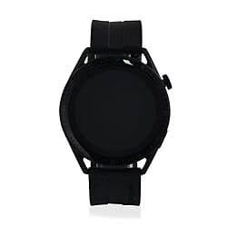 Round Screen Bluetooth Smart Watch with Hryfine App (supports Apple iOS 10, Android 6.0 or Above) - Black