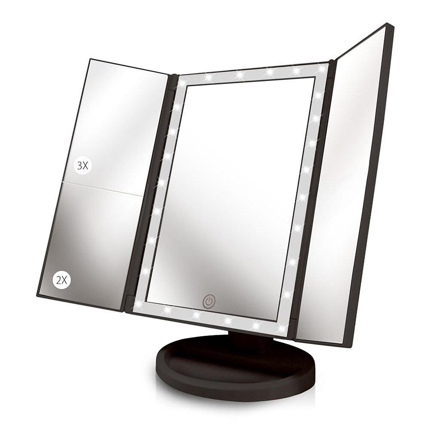Beautyworks LED Vanity Mirror with Touch Sensor for Light Fading
