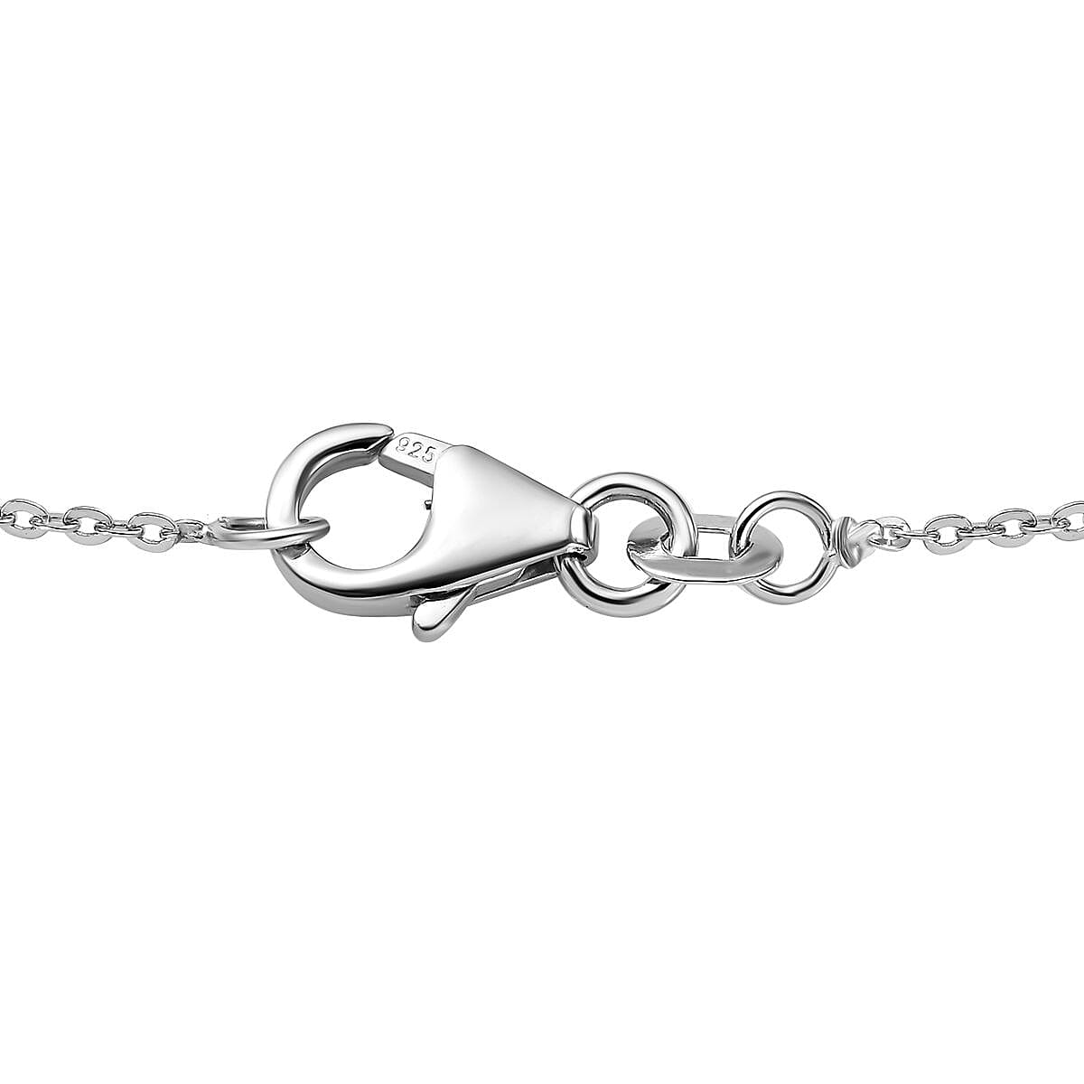 Aqua Terra Costa Quartz & Natural Zircon Necklace (Size - 20) in Platinum Overlay Sterling Silver 36.90 Ct, Silver Wt 14.40 Gms