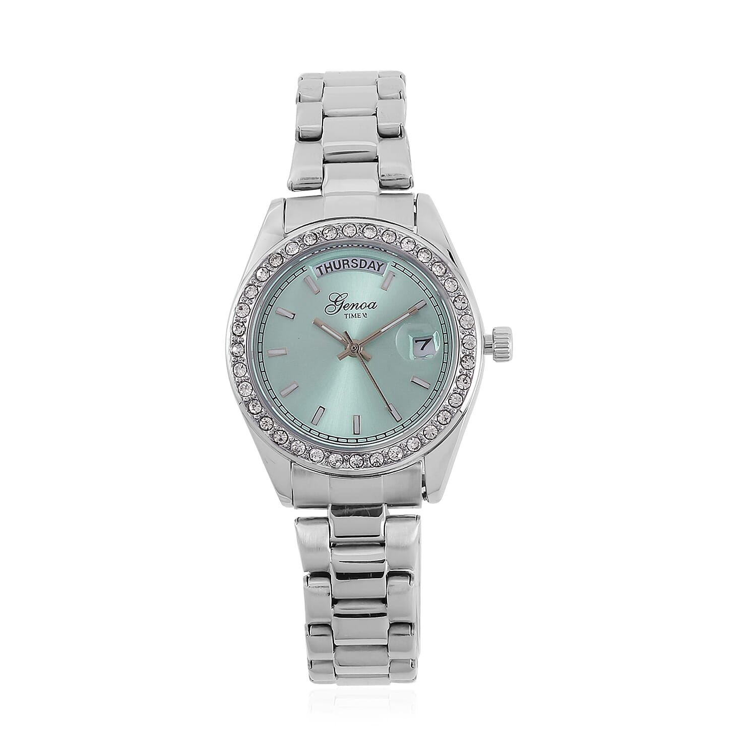 GENOA Quartz Movement Water Resistant Watch with Gold Colour Stainless Steel