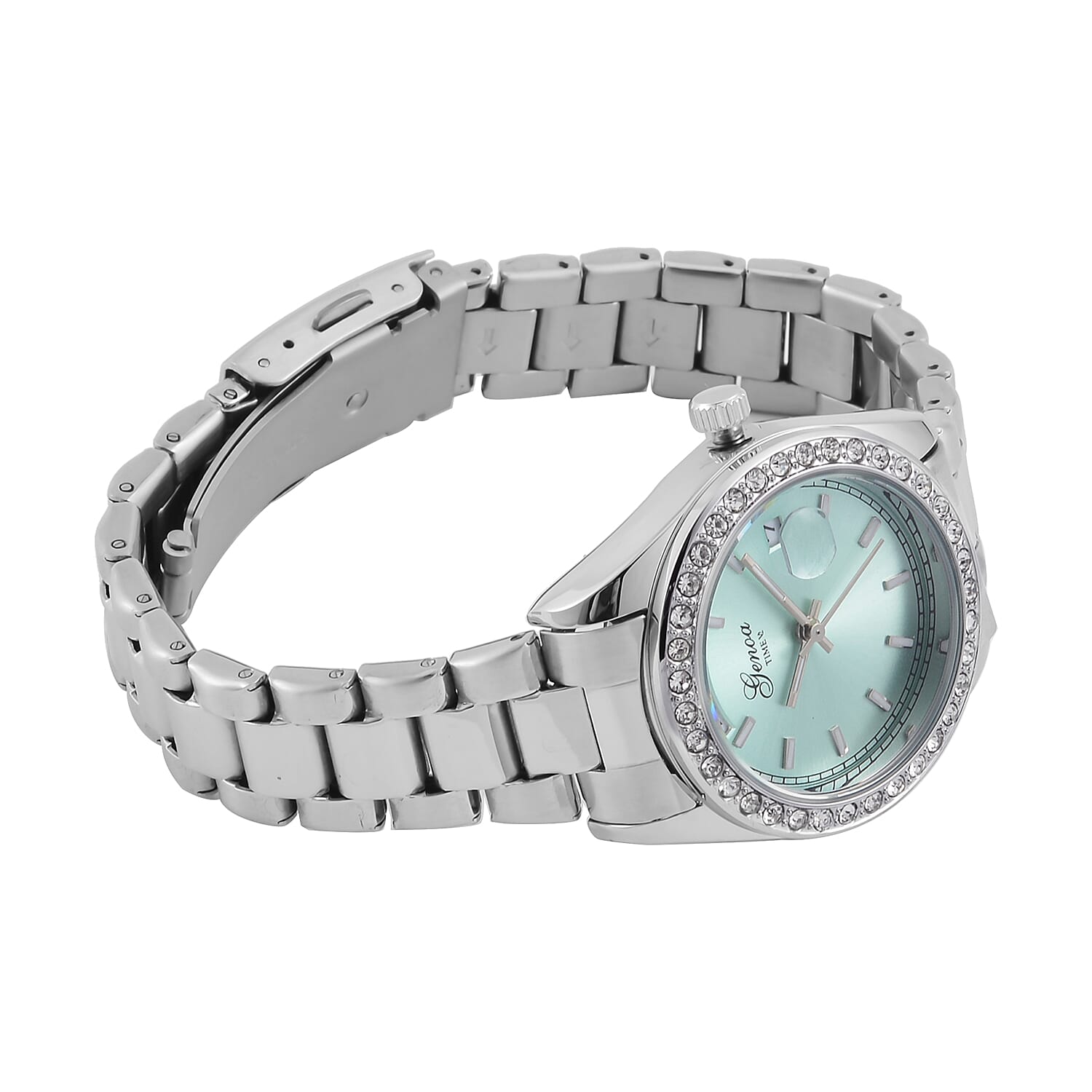 GENOA Quartz Movement Water Resistant Watch with Gold Colour Stainless Steel