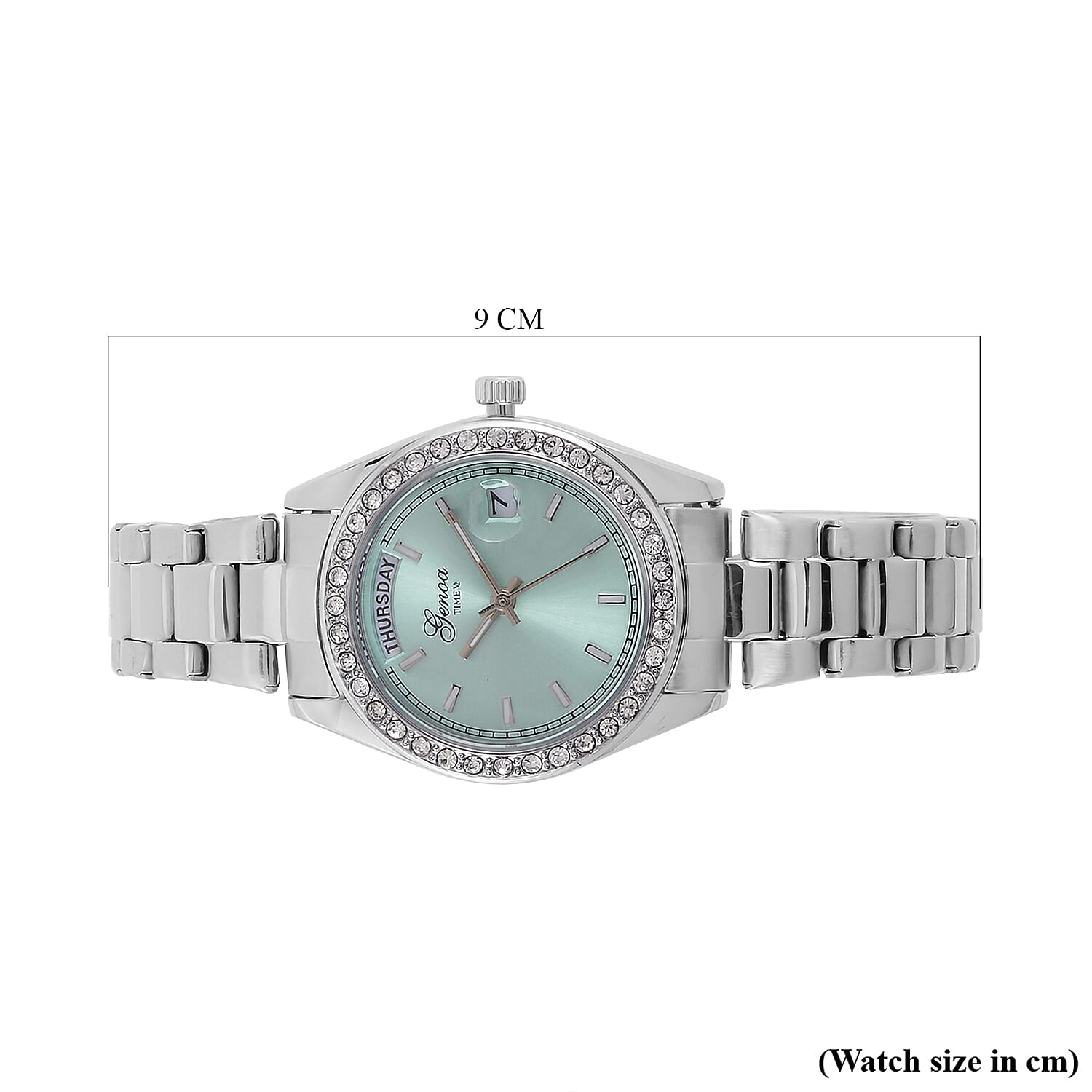 GENOA Quartz Movement Water Resistant Watch with Gold Colour Stainless Steel