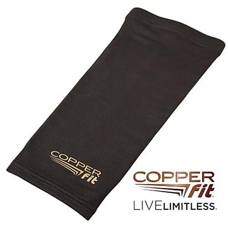 COPPER Fit Original Recovery Elbow Sleeve Black with Copper Trim (Size L)