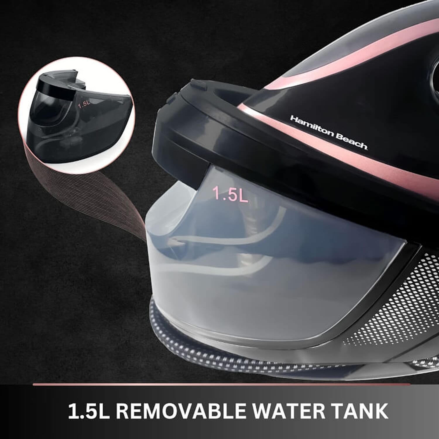 Liquidation Deal - Hamilton Beach Procare Steam Generator Iron (3100 W) - Black