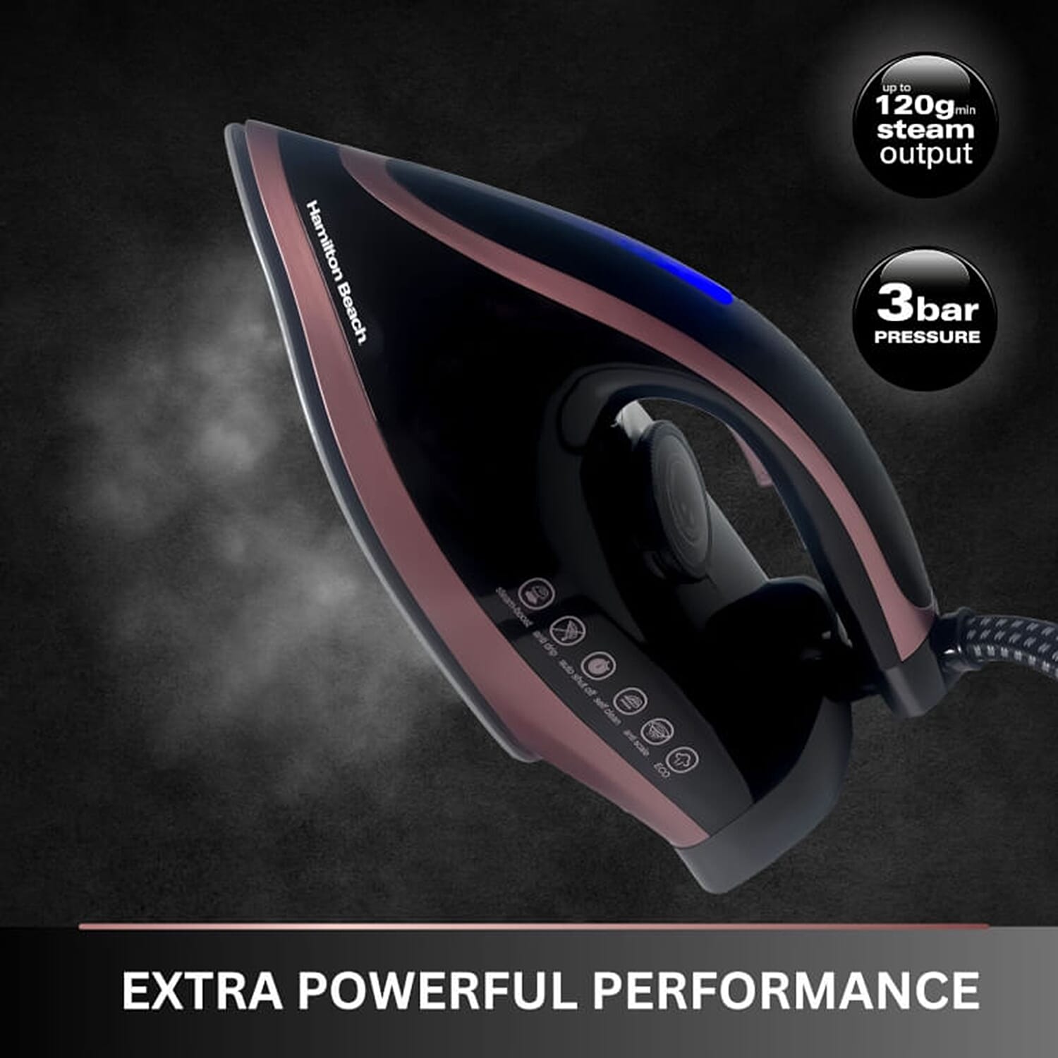 Liquidation Deal - Hamilton Beach Procare Steam Generator Iron (3100 W) - Black