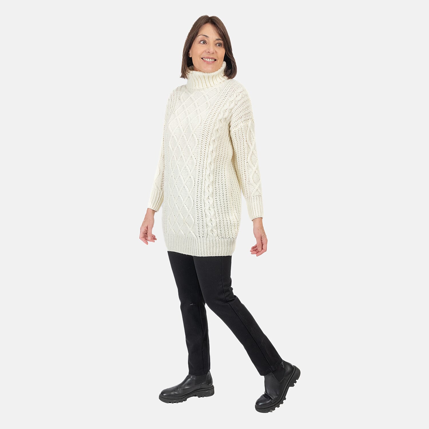 Nova of London Polyester Knitted Dress - Berry