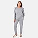 Nova of London Frill Sleeve Lounge Set - Grey