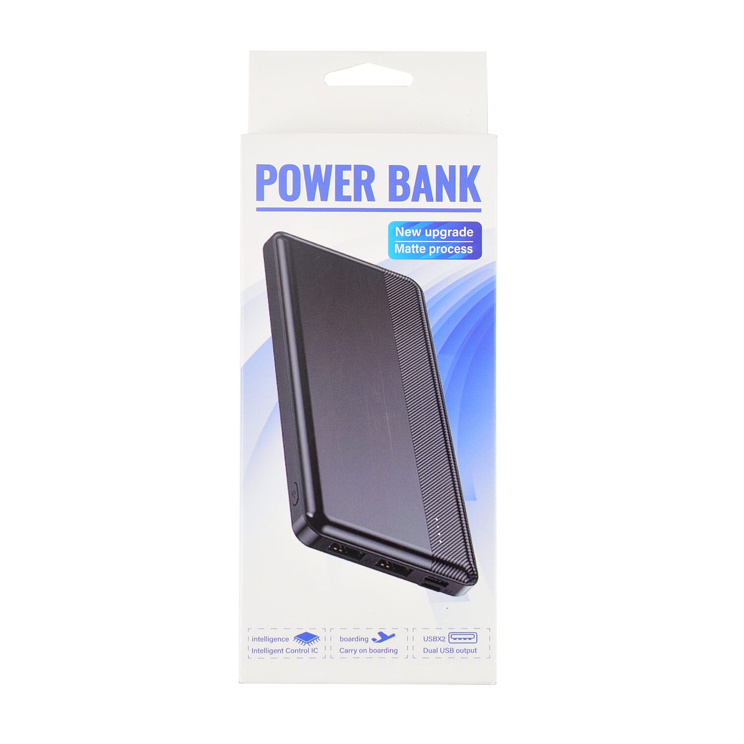 Mega Closeout Buy - 12000 mAh Powerbank - Black