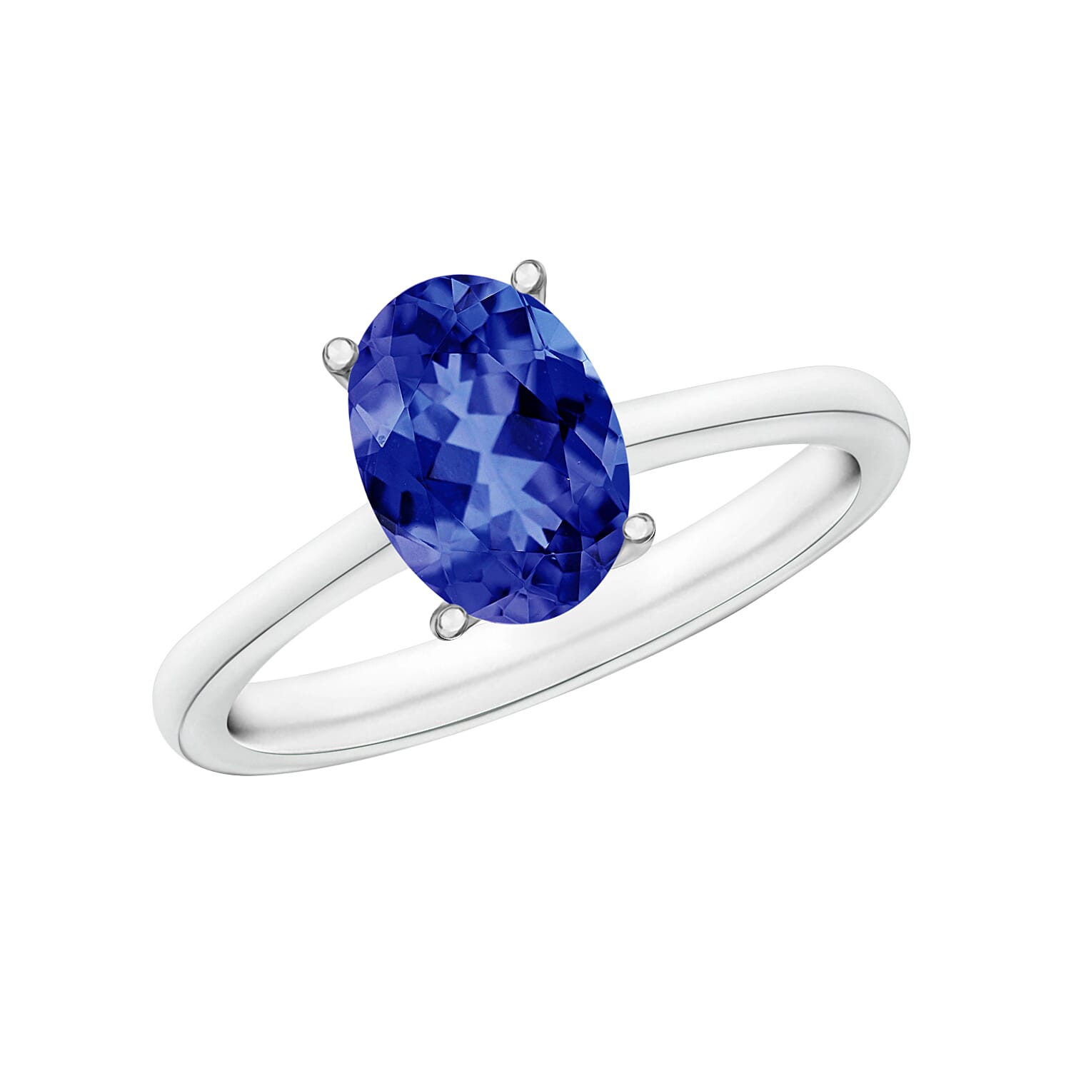 AAA Tanzanite Ring in 18K Gold