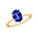 AAA Tanzanite Ring in 18K Gold