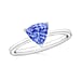 Tanzanite Ring in Sterling Silver
