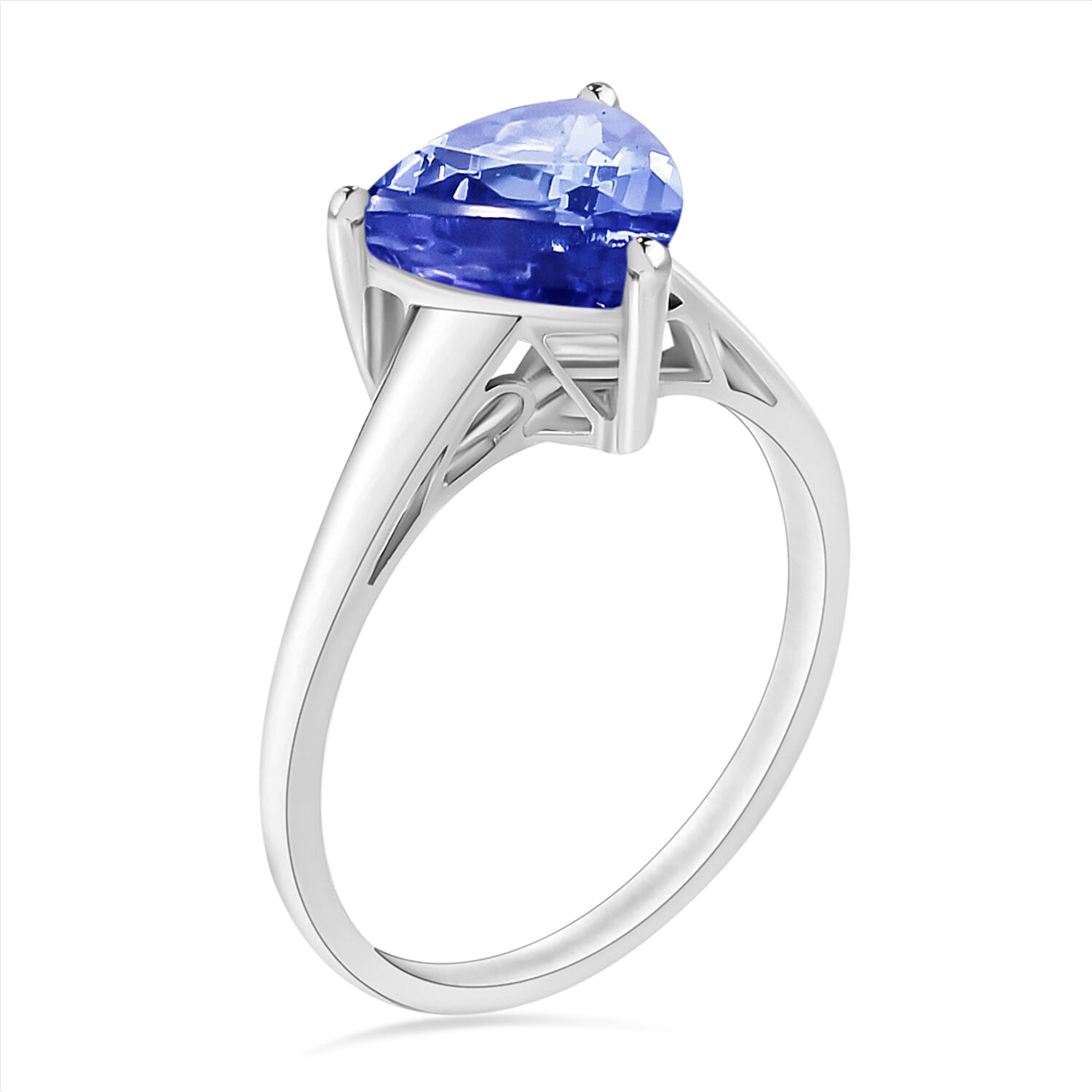 AA Tanzanite Ring in 14K Gold