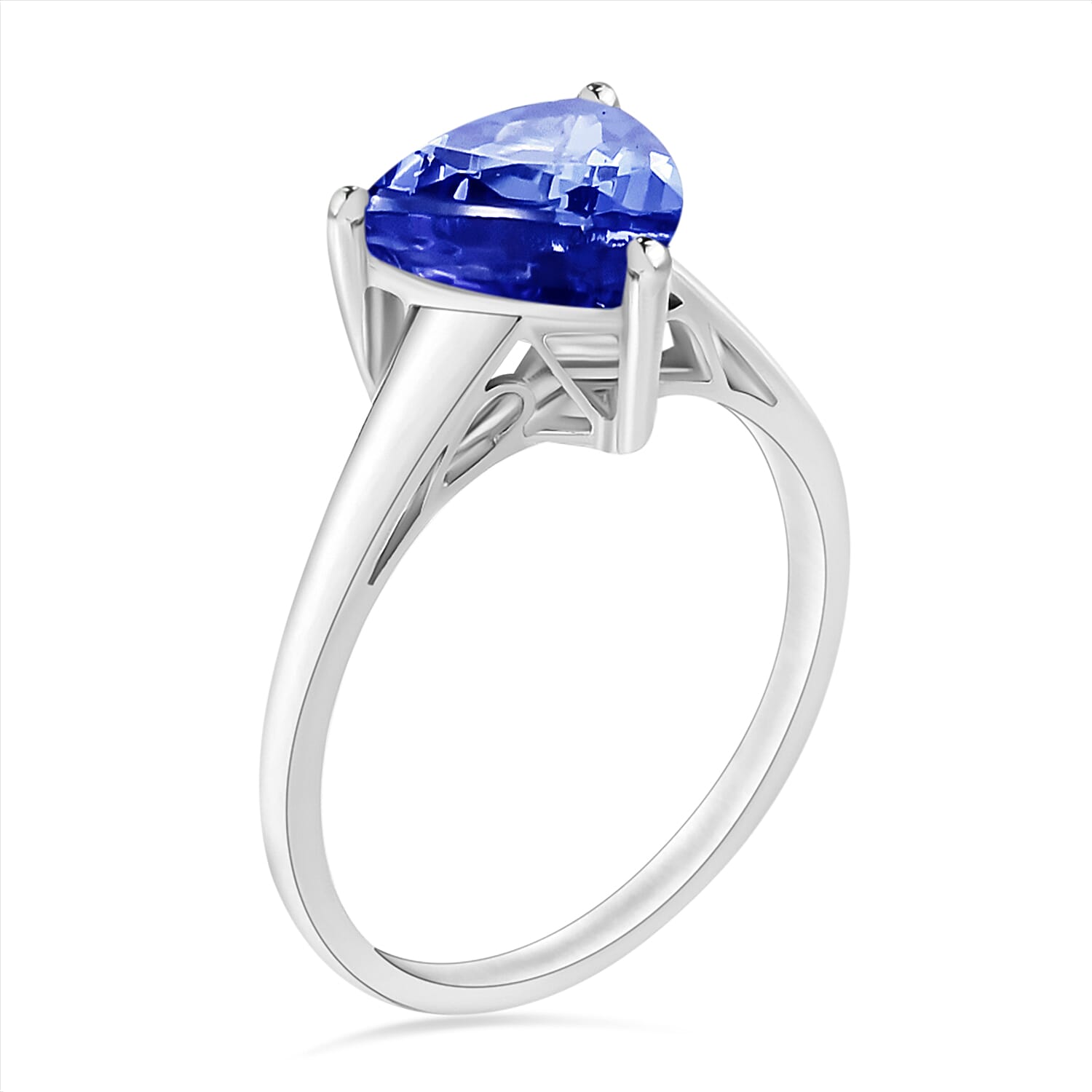 AAA Tanzanite Ring in 18K Gold