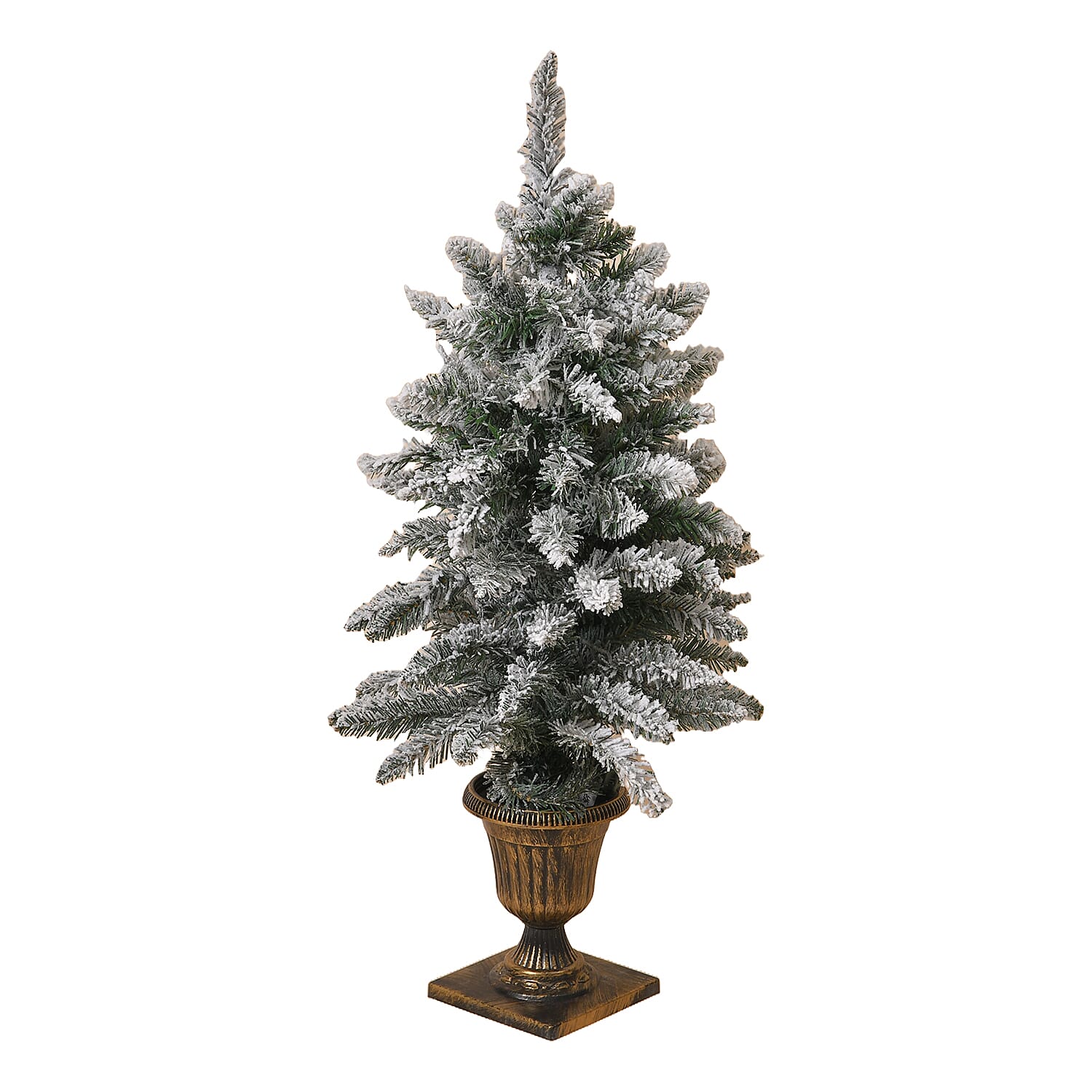 Snow Flocked Christmas Tree - 100 Tips