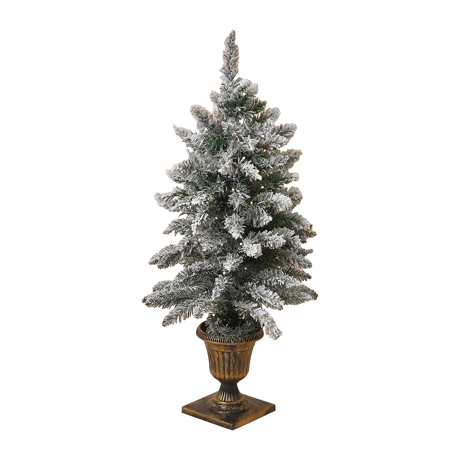 Snow Flocked Christmas Tree - 100 Tips