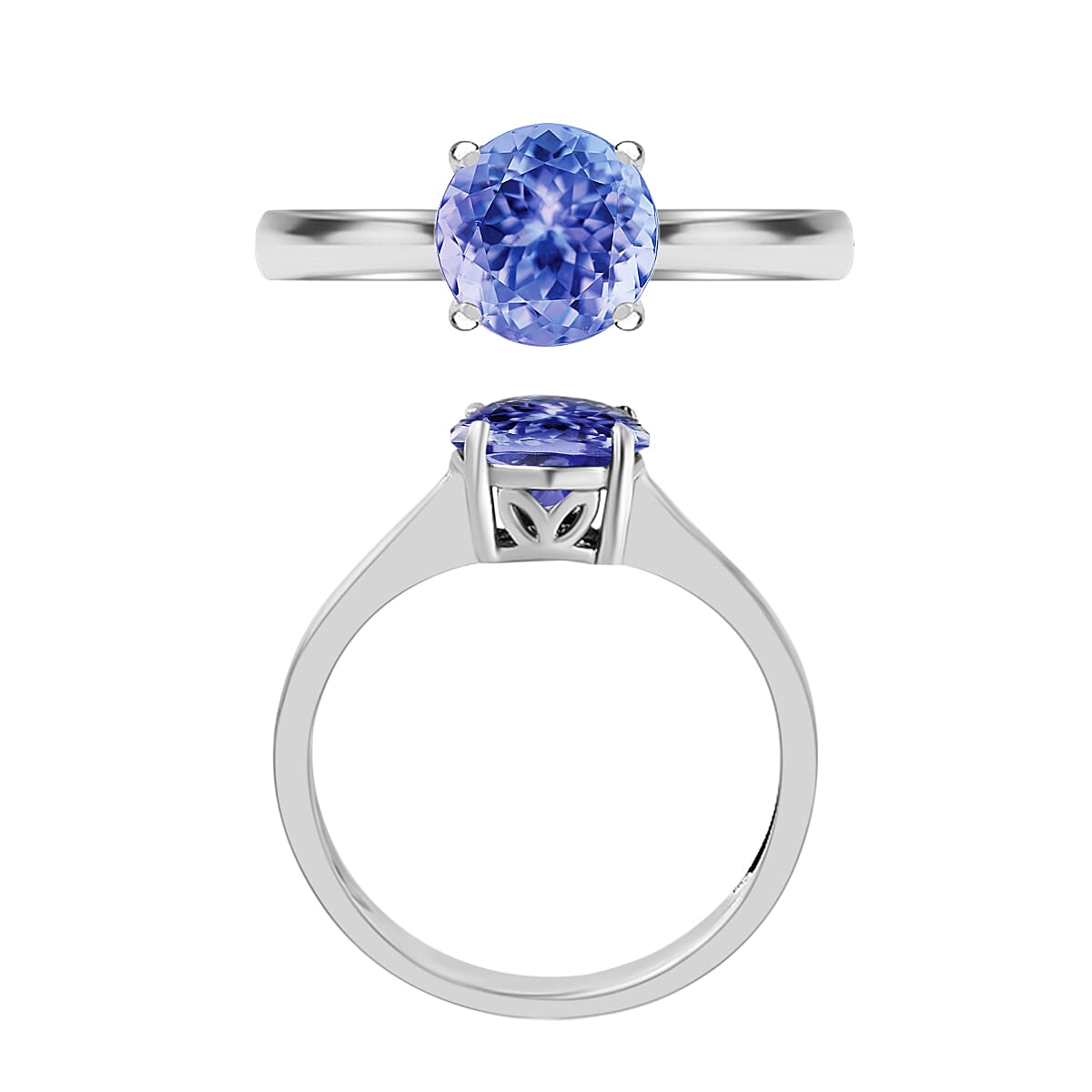 Tanzanite Ring in Sterling Silver