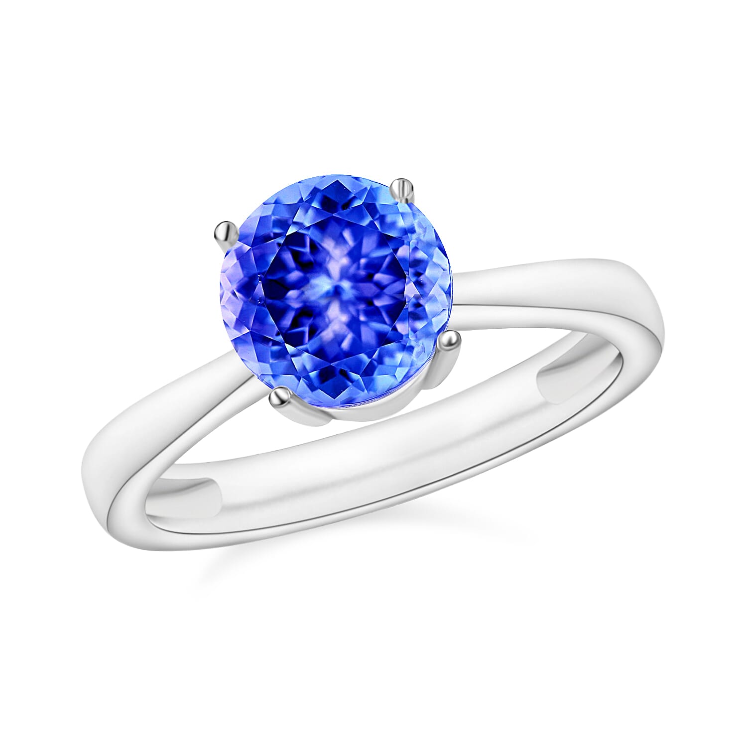 14K W Gold  AA   Tanzanite  Ring 1.45 ct,  Gold Wt. 4 Gms  1.450  Ct.