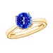 AAA Tanzanite Ring in 18K Gold