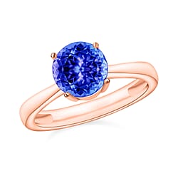 AAA Tanzanite Ring in 18K Gold