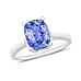 Tanzanite Ring in Sterling Silver