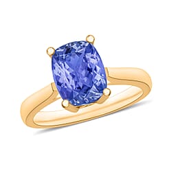 AA Tanzanite Ring in 14K Gold