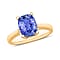 AA Tanzanite Ring in 14K Gold