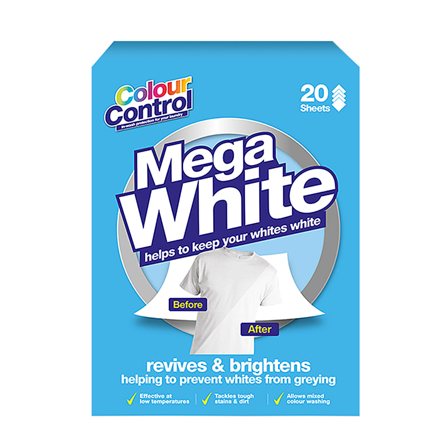 Pack of 60 Mega White Laundry Sheets