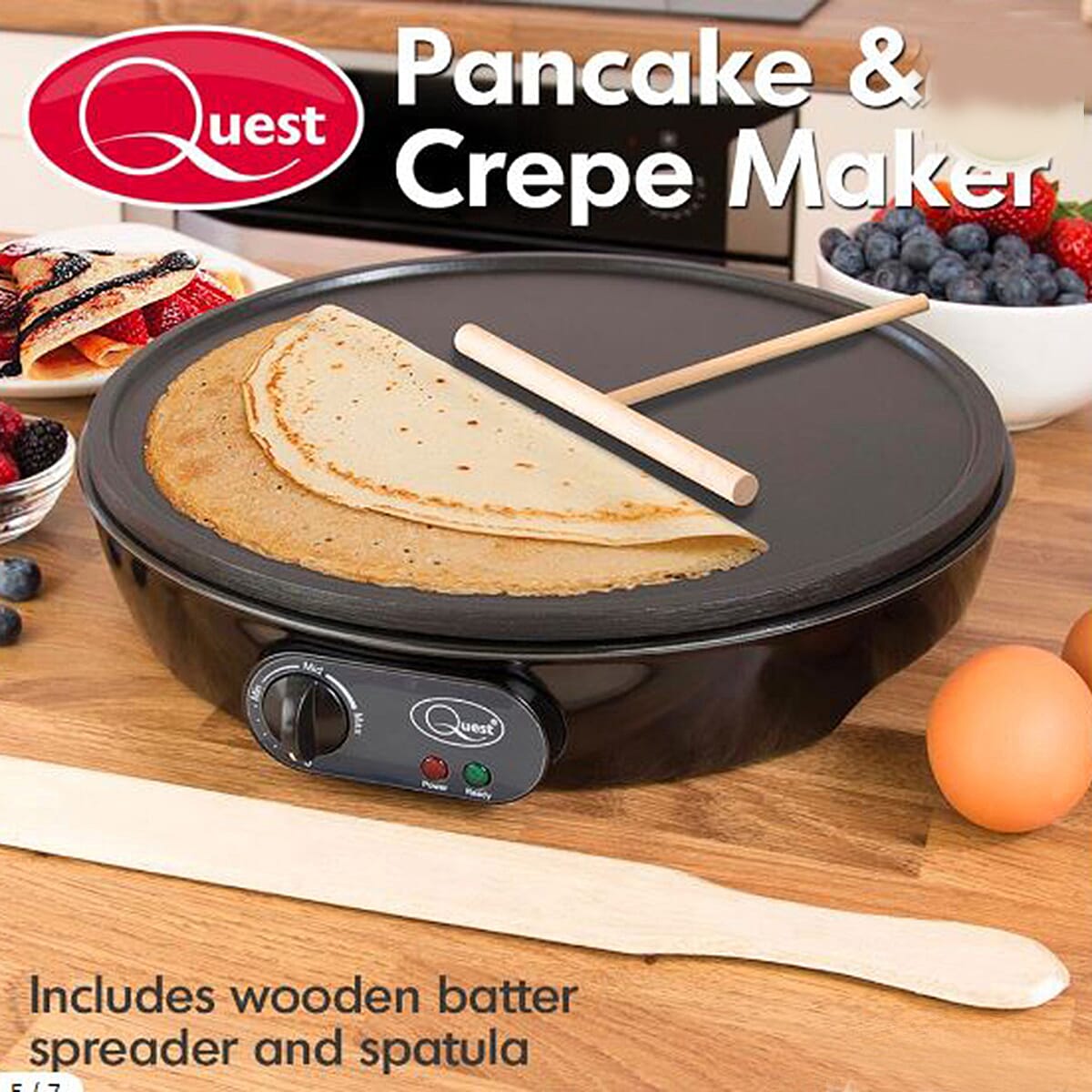 Cookie Cutter and Pancake Mold (Size 34x33x9 cm) - Black