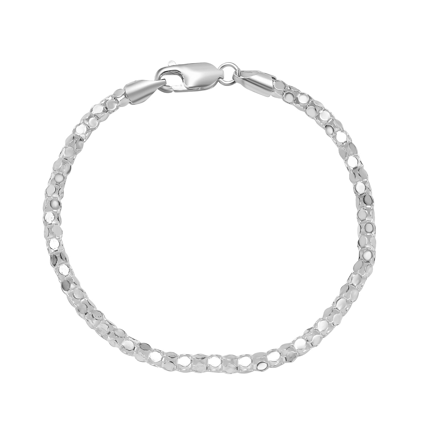 ブレスレット Numbering Ellipse Glass Bracelet #7925 5BNY885 Moissanite-Blue-Sapphire-