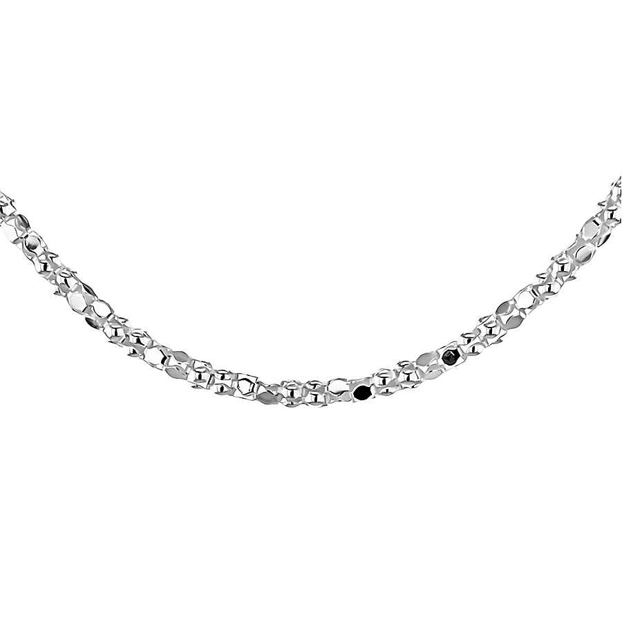 Sterling Silver Popcorn Necklace (Size - 20)