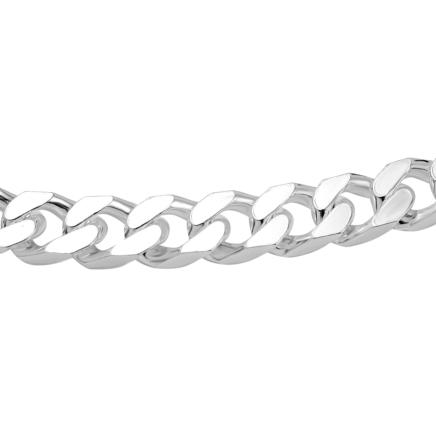 Preview Milan Showcase - Sterling Silver Curb Necklace (Size - 20), Silver Wt. 45.00 Gms