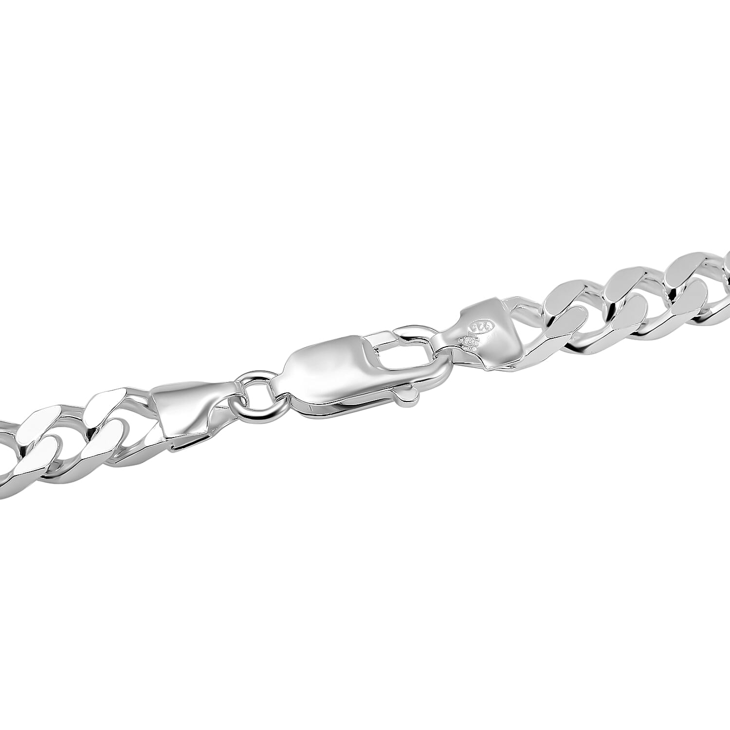 Preview Milan Showcase - Sterling Silver Curb Necklace (Size - 20), Silver Wt. 45.00 Gms