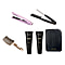 Amory Bundle (Incl. Marylebone Ionic Hair Straightener - Shampoo, Conditioner, Splint Comb, Hairbrush & Silicone Pouch) - Black