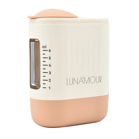 Lunamour Boost Brush- Pro Mini 2-In-1 Microcurrent Scalp Massager & Hair Oil Applicator