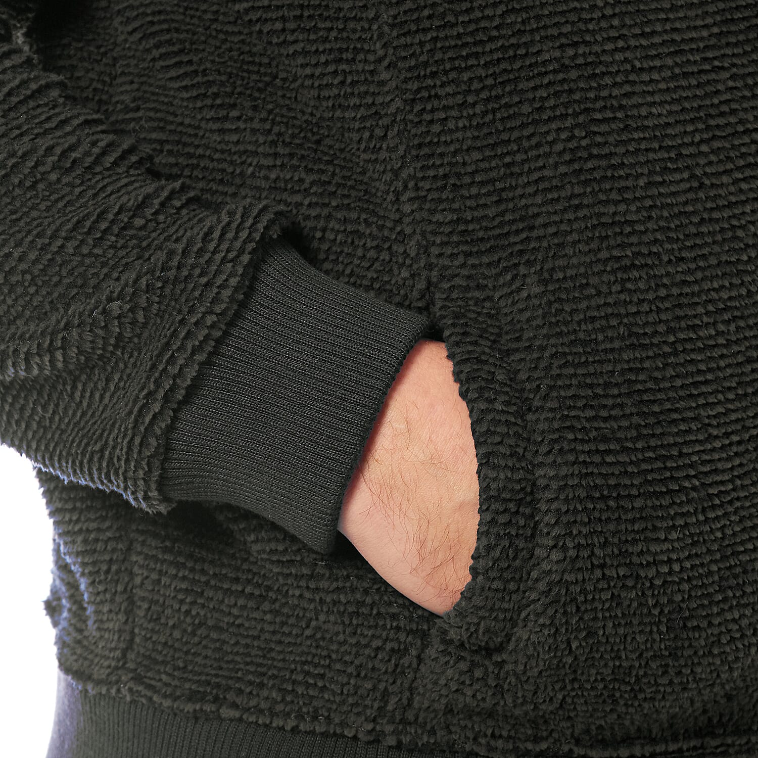 Mens 1-4 Zip Fleece Jacket - Olive Mens 1-4 Zip Fleece Jacket - Olive