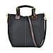 Genuine Leather Convertible Bag with Detachable Long Strap and Handle Drop