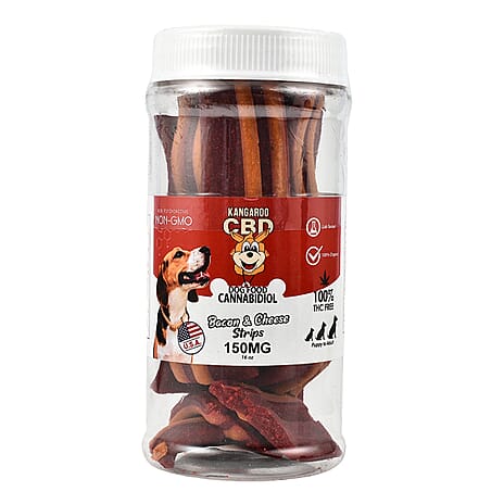 Kangaroo | Pet Treat 16 oz - Bacon & Cheese Strips